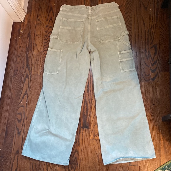 Light teal 90's inspired baggy jeans - Picture 2 of 13